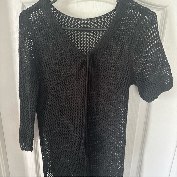 Beach Dress Cover Up Black - Picture 2 of 6